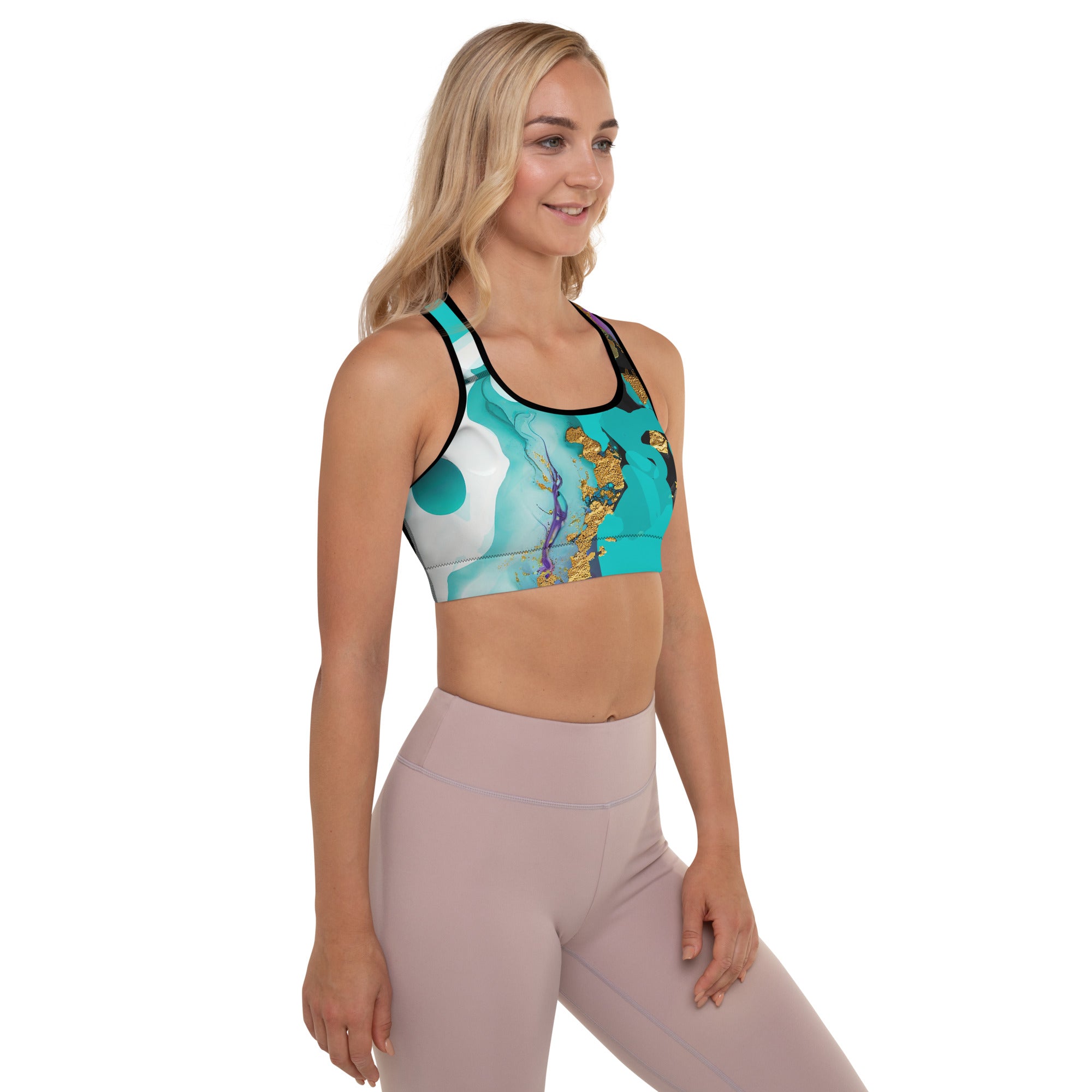 Gym Top for Women. Sports Bra. Fitness top or Dance top. Yoga top or bra for pilates. Artz by WickedYo.